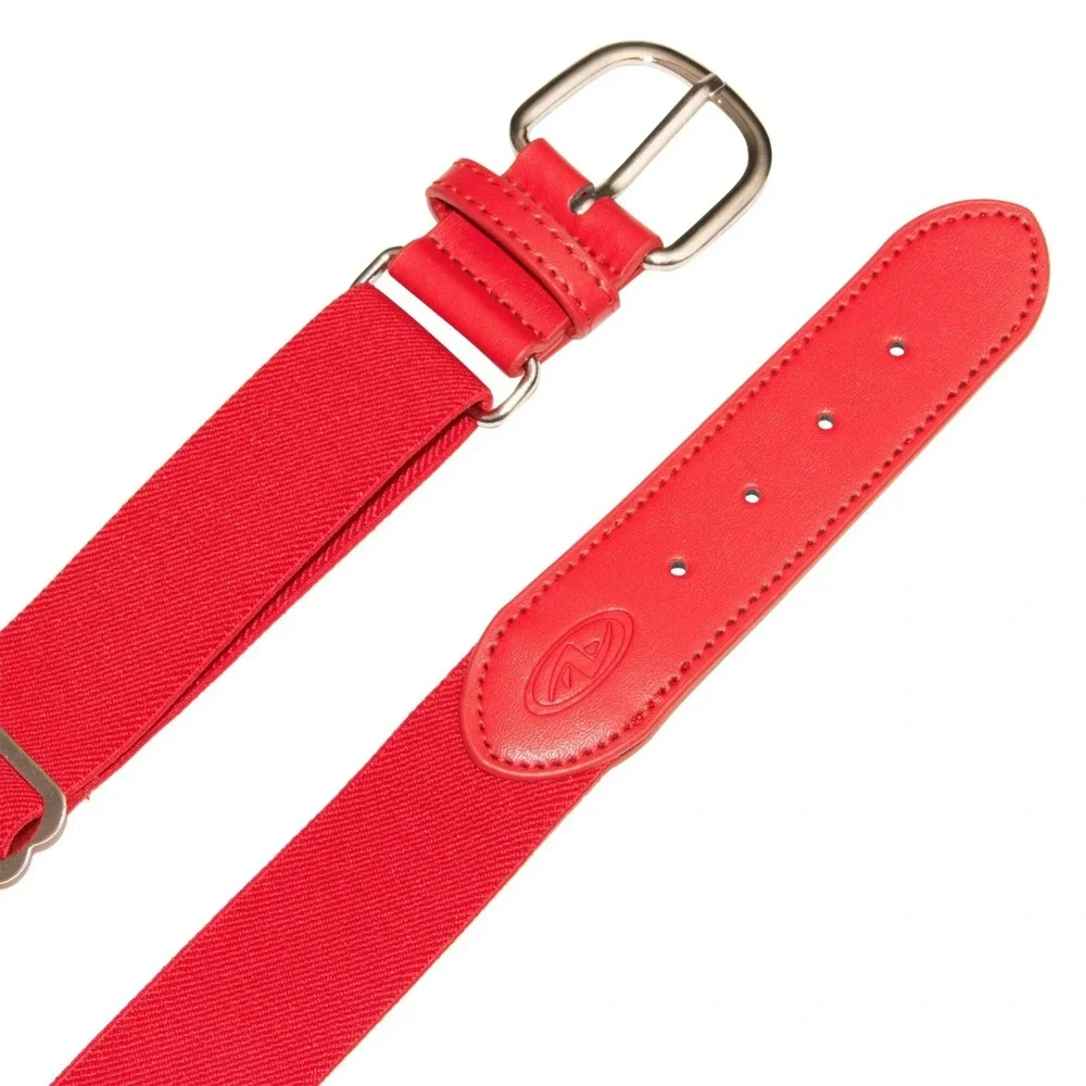 Athletic Works AW Red Adjustable Baseball Softball Unisex Youth Belt - (Pk of 2)